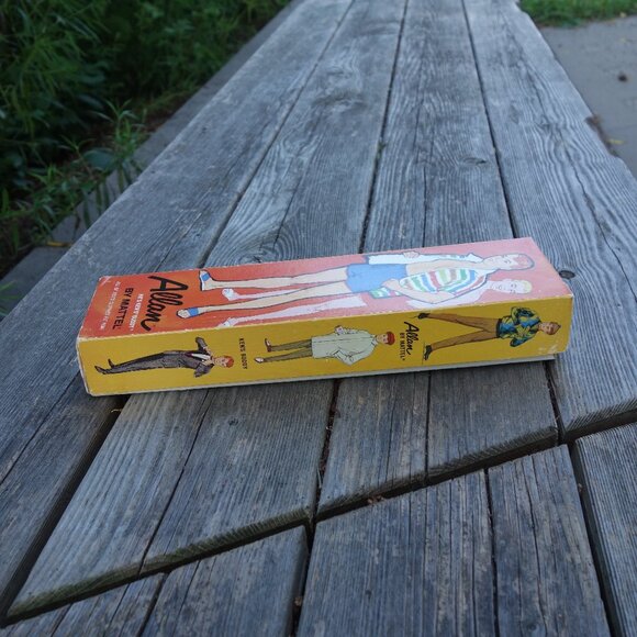 Vintage 1963 Allan HE'S KEN'S BUDDY BY MATTEL Doll with Stand STOCK NO. 1000 - Picture 4 of 16